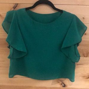 Two piece maxi dress w. side zipper on maxi skirt